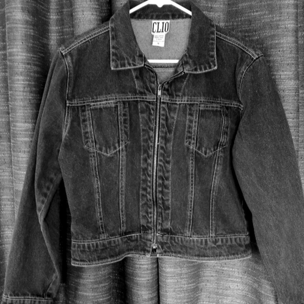 Clio woman's Jean jacket, Grey Denim